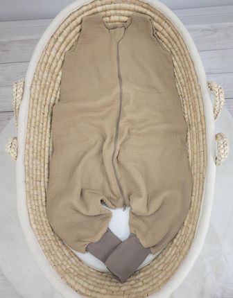 My Sweet Baby Muślinowy Śpiworek Dla Dzieci Z Nogawkami Xl 2-4 Lata Letni Tog 1.0 Camel - zdjęcie 2