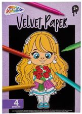 Zdjęcie Canenco B V Aksamitna Kolorowanka 4 Obrazki Dziewczynka Grafix - Brzesko