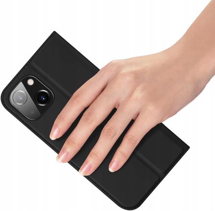 Etui z klapką i portfelem Dux Ducis Skin Pro do iPhone 15 czarne - zdjęcie 5