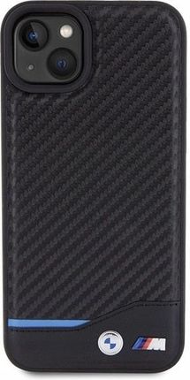 Bmw Plecki Etui Leather Carbon Do Iphone 15 Plus Czarne - zdjęcie 3