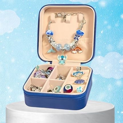Zestaw Koralików Bransoletek Biżuterii Elementy Stitch Lilo Stich Pandora - zdjęcie 4