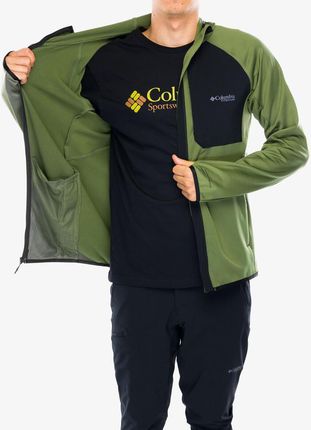 Bluza z kapturem męska Columbia Triple Canyon Grid Fleece Hooded Full Zip II - zdjęcie 2