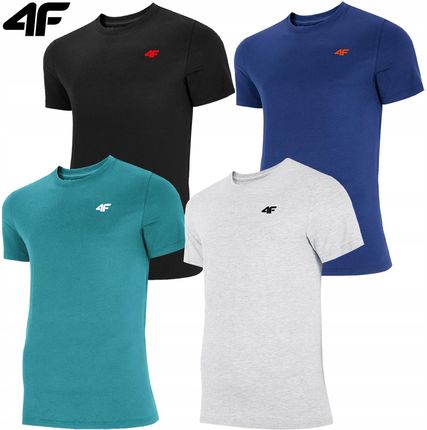 Koszulka Męska 4F T-shirt zestaw 4 szt. TZ37 Podkoszulek Na Co Dzień XL - zdjęcie 4