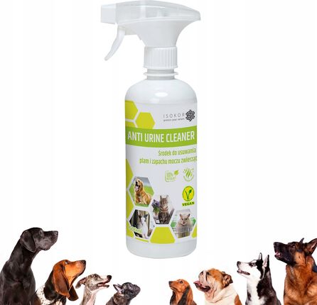 Isokor Neutralizator Zapachu Moczu Psa 500Ml Anti Urine Cleaner Naturalny ANTIURINEISOKOR1X500MLPIES - zdjęcie 5