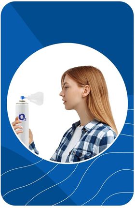 Tlen Inhalacyjny W Puszce 99% 15L 5szt. Maska Medyczny Oxymed 24 - zdjęcie 4