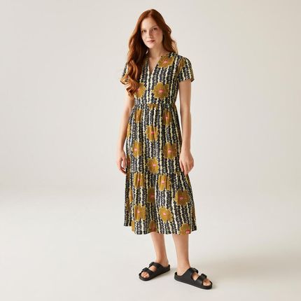 Sukienka casual damska Orla Kiely Tiered Midi - zdjęcie 2