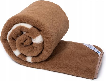 Koc Wełniany 180X200 Camel Brązowy Greka / Brąz Indygosklep.pl - zdjęcie 3