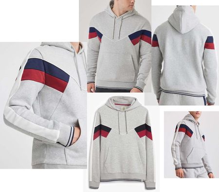 Inna Marka Bluza Kangur Regular Fit Szara Kaptur Next R.3Xl - zdjęcie 3