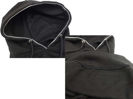 Inna Marka Bluza Kangur Regular Fit Black Kaptur R.42/44 Swi - zdjęcie 4