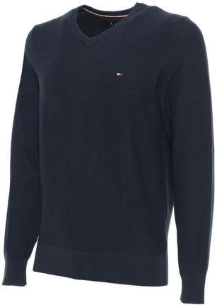 Tommy Hilfiger Sweter V-Neck Mw0Mw09532 R. S - zdjęcie 3