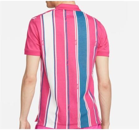 Nike Koszulka Polo Df Paski Rosa Slim Dh0708621 S - zdjęcie 3