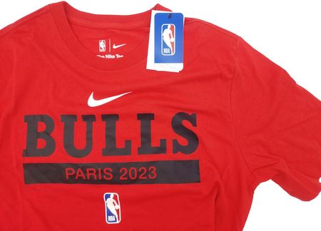 Nike Koszulka Tee Nba Chicago Bulls Paris 2023 Fd0700657 M - zdjęcie 3
