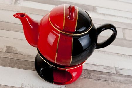 Mieroszów Dzbanek Podgrzewacz 1L Trio + Sitko 5910 - zdjęcie 2