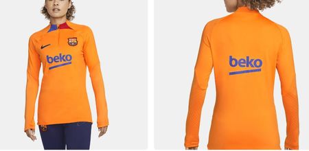 Nike Damski Longsleeve Fc Barcelona 1/4 Zip Strike Drill 2022/23 Dh7730-837 Xl - zdjęcie 3