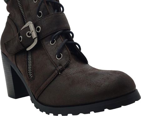 Justfab Botki Czarne Orquidia 38,5 - zdjęcie 2