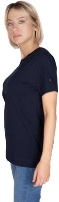 Tommy Hilfiger T-Shirt Damski Granatowy Sky Capitan Ww0Ww25270403 R.S - zdjęcie 3