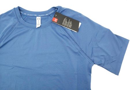 Under Armour Koszulka Fitted Heatgear Rush Scallop Ss 1360852470 Sm - zdjęcie 2