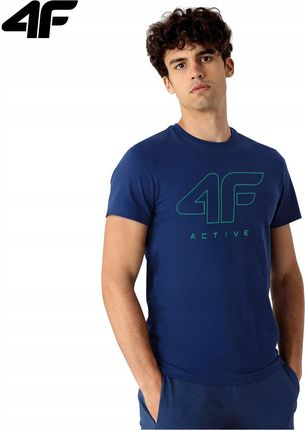 Koszulka Męska 4F T-shirt 3016 Podkoszulek Bluzka Sportowa Na Co Dzień XL - zdjęcie 2