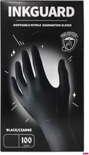 Rękawiczki Nitrylowe Do Tatuażu Inkguard Black Pf 100szt. S