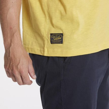 T-shirt żółty NORTH 56 Denim - zdjęcie 2