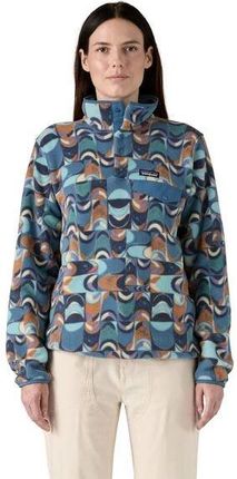 Bluza damska Patagonia Lightweight Synchilla Snap-T Fleece Pullover: Swallowtail Geo: Still Blue (S) - zdjęcie 2