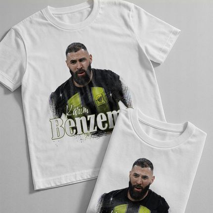 Koszulka biała dziecięca Karim Benzema dla kibiców Al-Ittihad r. 128 - zdjęcie 2