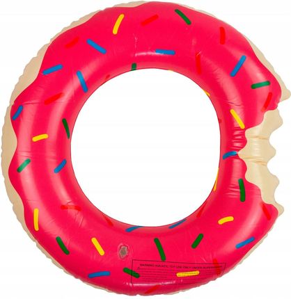 Koło Do Pływania Duże Dmuchane Materac Donut Xl Różowy - zdjęcie 6