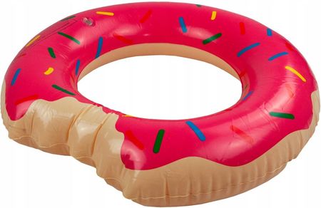 Koło Do Pływania Duże Dmuchane Materac Donut Xl Różowy - zdjęcie 4