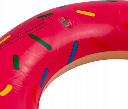 Koło Do Pływania Duże Dmuchane Materac Donut Xl Różowy - zdjęcie 3