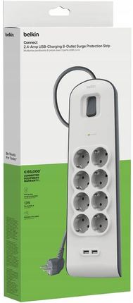 Belkin 900J, 8 gniazd 2m (BSV804VF2MV2) - zdjęcie 6