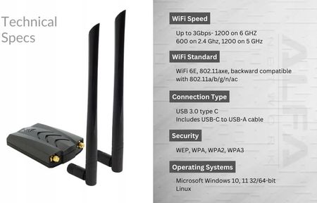 Karta Sieciowa Alfa Networks AWUS036AXML - zdjęcie 3