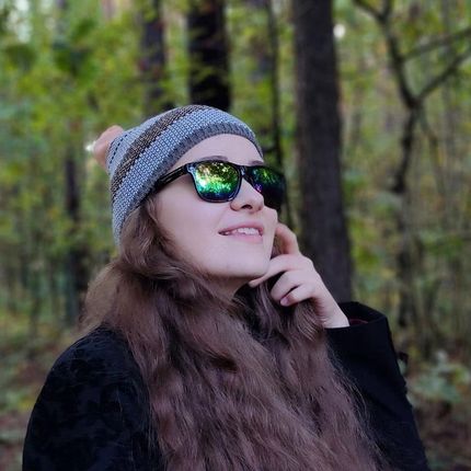 CZAPKA damska ZIMOWA z pomponem CIEPŁA BEANIE - zdjęcie 4