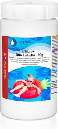 Ntce Chlor Do Basenu Tabletki Dwufazowe Duo Chlorowe 100G Jacuzzi Bakteriobójcze - zdjęcie 3