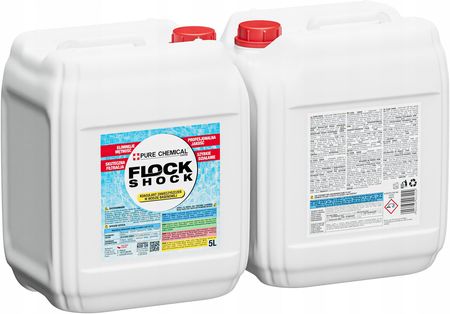 Pure Chemical Flock Shock Koagulant Do Basenu Efekt Krystalicznej Wody Usuwa Mętność 5L - zdjęcie 6