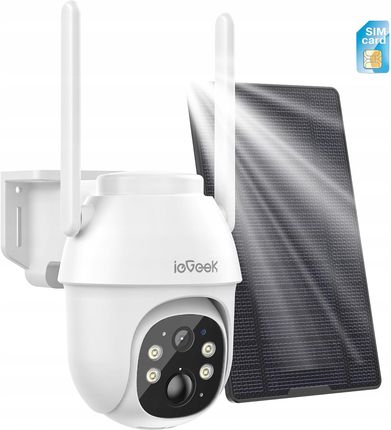 Iegeek Kamera Ip Smart Obrotowa Solarna Na Kartę Sim 4G Lte Gsm 3Mpx 4Xzoom 2Szt. - zdjęcie 5