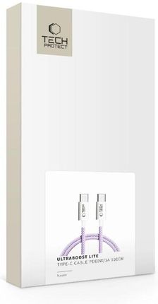 Tech Protect Ultraboost Lite Usb C Pd60W/3A 1M Fioletowy - zdjęcie 4