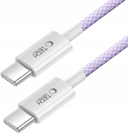 Tech Protect Ultraboost Lite Usb C Pd60W/3A 2M Fioletowy - zdjęcie 4