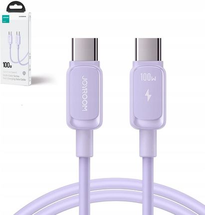 Joyroom Multi Color Series A14 Usb C 100W 1 2M Fioletowy - zdjęcie 4