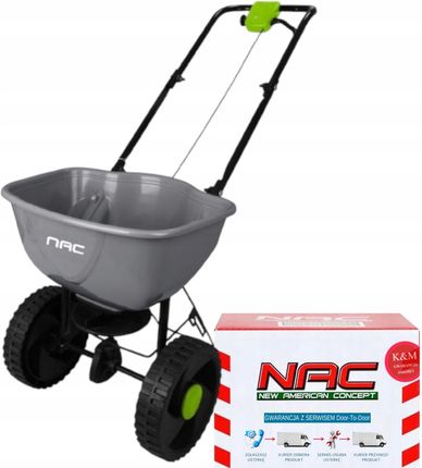 Nac Siewnik 15L -515-Vk Rozsiewacz Na Kołach Do Soli Nawozu Trawy Nasion 1824671946