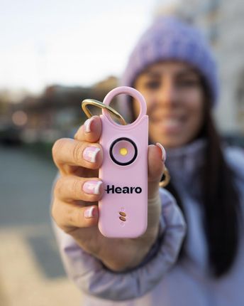 Alarm Osobisty 2W1 Hearo Dla Kobiet Dzieci Seniorów Złoty Brelok Turkus ALARMHEAROTURKUS+ZŁOTAZAWIESZKA - zdjęcie 4