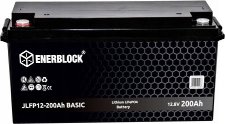 Enerblock 3Xakumulator Litowy 12V 200Ah Lifepo4 Bms Do Fotowoltaiki Łodzi Ups Kampera JLFP12200BASIC - zdjęcie 3
