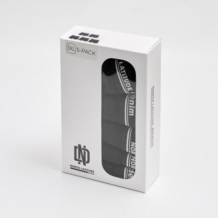 Bokserki North Latitude Denim 5PAK zestaw czarne - zdjęcie 2