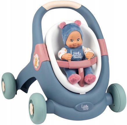 Smoby Little Chodzik Pchacz 3W1 Wóżek Z Lalką - zdjęcie 3