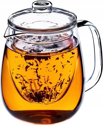 Kadax Dzbanek Szklany Do Herbaty 600ml Zaparzacz Ziół Wkład Z Zaparzaczem (K8979) - zdjęcie 3