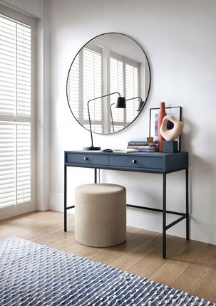 Dmk Konsola Nowoczesna Granatowa 103Cm Czarny Stelaż Minimalistyczny Design (Mt104Mgcz) - zdjęcie 4
