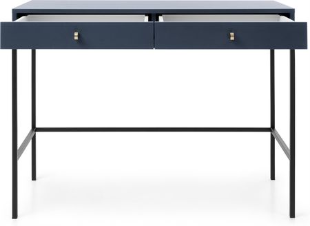 Dmk Konsola Nowoczesna Granatowa 103Cm Czarny Stelaż Minimalistyczny Design (Mt104Mgcz) - zdjęcie 3