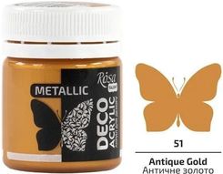 Zdjęcie Farba Akrylowa Metaliczna Antique Gold 51 20Ml - Stepnica