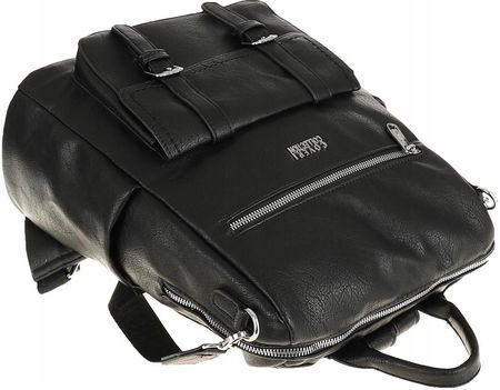 Coveri Collection Włoska Torebka Damska Teczka Pecak 2w1 CC80343 Black - zdjęcie 3