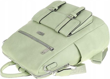 Coveri Collection Włoska Torebka Damska Teczka Pecak 2w1 CC80343 Green - zdjęcie 3