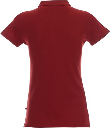 Koszulka damska polo Promostars Ladies' Cotton 42195, ciemnoczerwona - zdjęcie 2